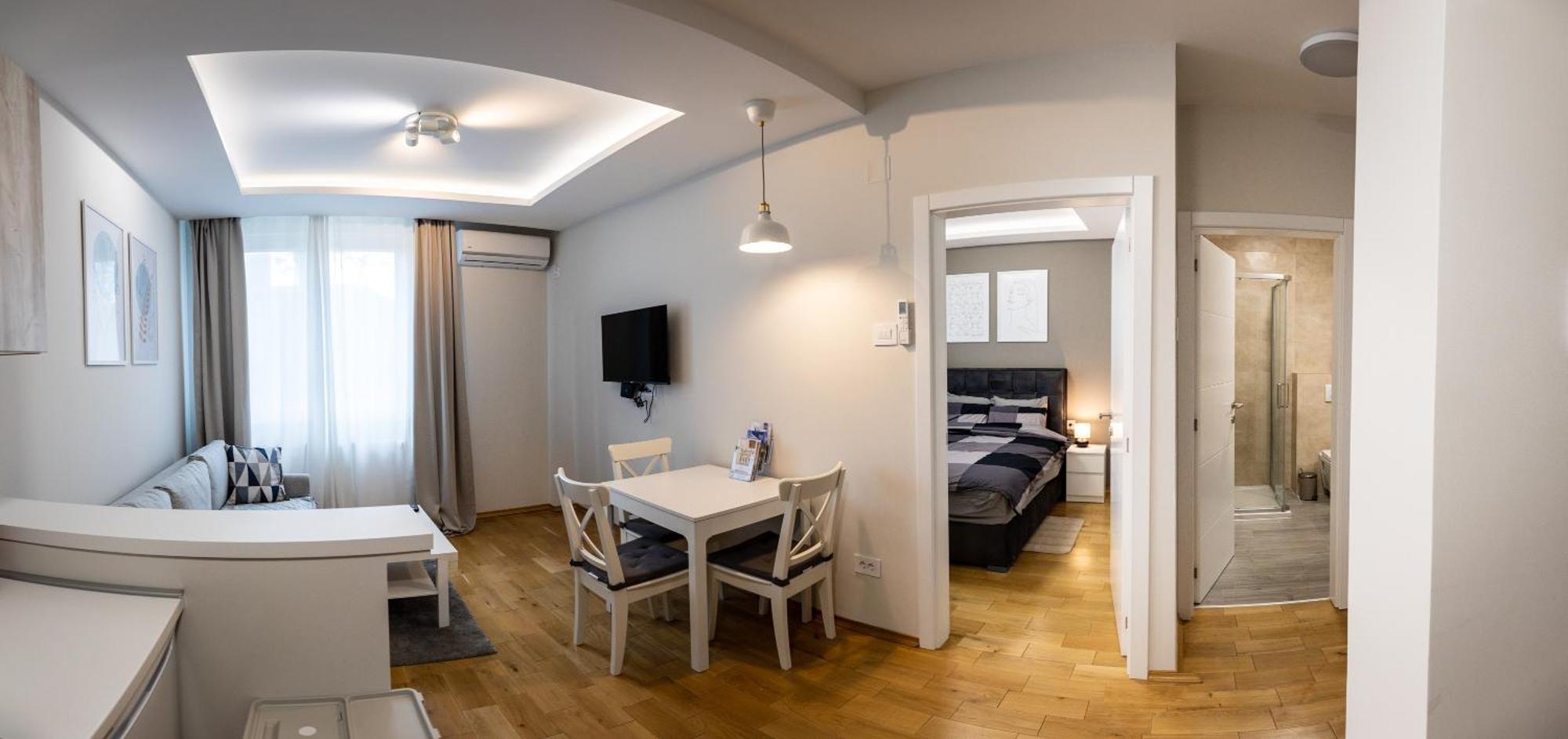 Black & White Apartment Subotica Buitenkant foto